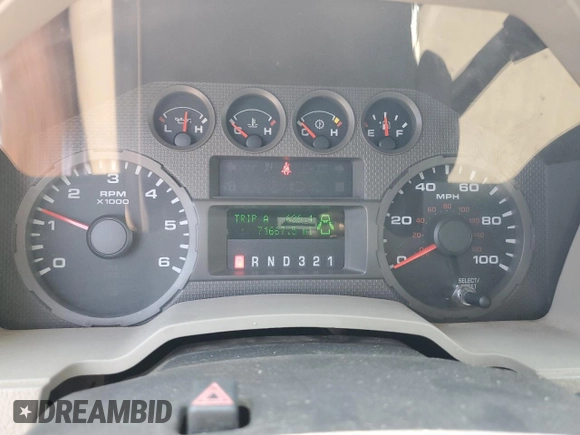 2008 Ford F-350 XL with VIN 1FDWX36Y98ED93821, listed as a Copart auction lot 64868755 with 71,667 mi miles and Clean title. Bid and sale history available at DreamBid. Image 9.