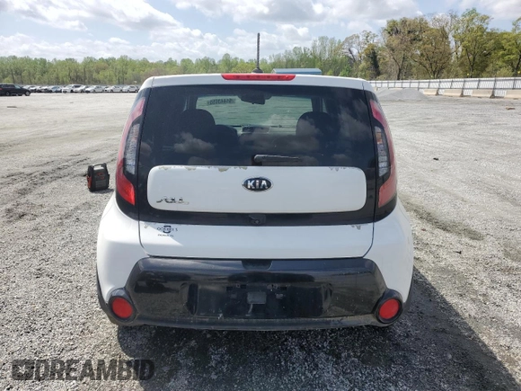 2016 Kia Soul + with VIN KNDJP3A50G7272545, listed as a Copart auction lot 51443655 with 47,753 mi miles and Salvage Title. Bid and sale history available at carsss.com. Image 6.