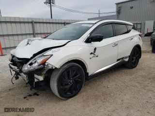 2017 Nissan Murano Platinum with VIN 5N1AZ2MH3HN148689, listed as a Copart auction lot 86223424 with 195,046 mi miles and Salvage Title. Bid and sale history available at carsss.com. Image 1.