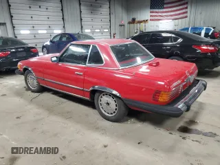 1982 Mercedes-Benz 380 with VIN WDBBA45A9CB015960, listed as a Copart auction lot 83823724 with 141,060 mi miles and Clean Title. Bid and sale history available at carsss.com. Image 2.