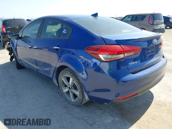 2018 Kia Forte LX with VIN 3KPFL4A77JE213766, listed as a IAAI auction lot 41785696 with 46,031 mi miles and . Bid and sale history available at DreamBid. Image 3.