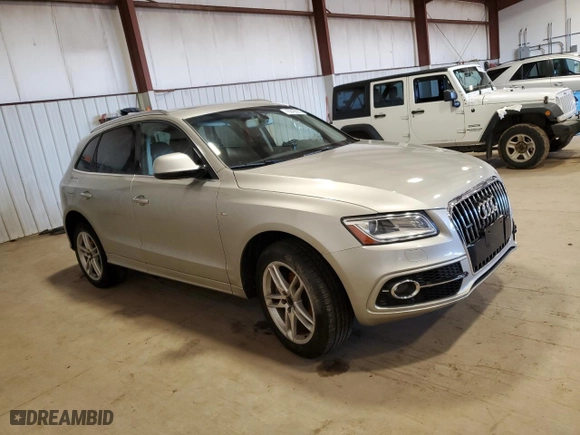 2015 Audi Q5 Premium Plus with VIN WA1DGAFP3FA105314, listed as a Copart auction lot 45845695 with 126,108 mi miles and Salvage Title. Bid and sale history available at carsss.com. Image 4.