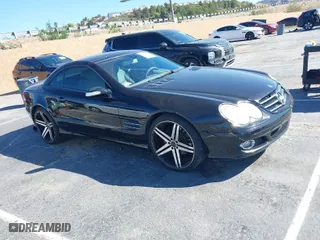 2007 Mercedes-Benz SL-Class 5.5L V8 with VIN WDBSK71F47F119304, listed as a IAAI auction lot 41603761 with 133,425 mi miles. Bid and sale history available at carsss.com. Image 1.