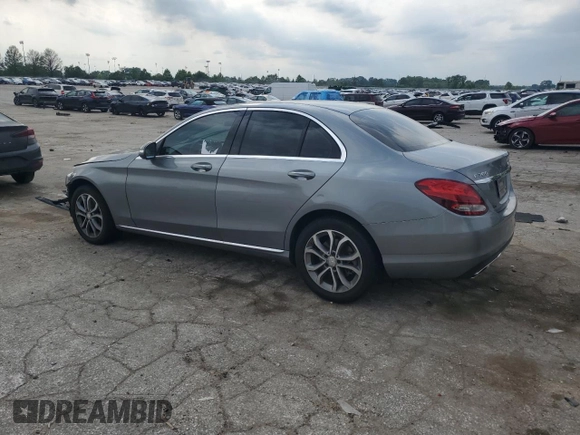 2015 Mercedes-Benz C 300 Luxury with VIN 55SWF4KB8FU089940, listed as a Copart auction lot 57107475 with 119,025 mi miles and Salvage title. Bid and sale history available at DreamBid. Image 2.