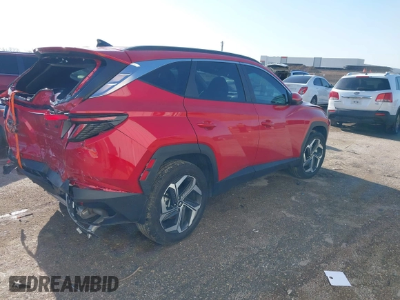 2023 Hyundai Tucson SEL with VIN 5NMJFCAE1PH248301, listed as a IAAI auction lot 41969468 with 7,459 mi miles and . Bid and sale history available at DreamBid. Image 4.
