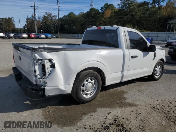 2023 Ford F-150 XL with VIN 1FTMF1C55PKG16286, listed as a Copart auction lot 85083164 with Not Provided miles and Salvage Title. Bid and sale history available at carsss.com. Image 3.