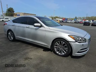 2015 Hyundai Genesis 3.8L z VIN KMHGN4JE5FU074903, wystawiony jako Copart lot #53619665 z przebiegiem 117 386 mil mil oraz Czysty tytuł • Clean title. Historia ofert i sprzedaży dostępna na DreamBid. Obrazek 4.