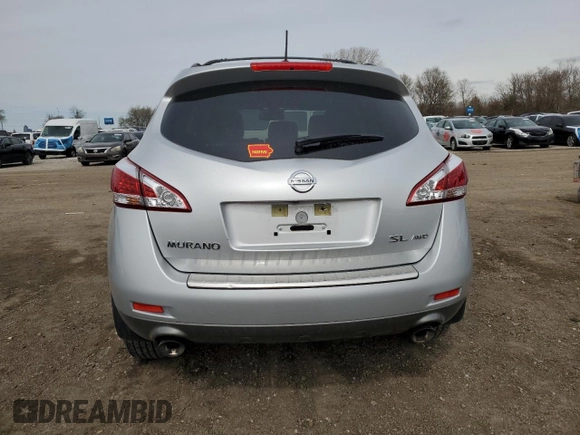 2011 Nissan Murano SV z VIN JN8AZ1MWXBW179621, wystawiony jako Copart lot #51693005 z przebiegiem 60 782 mil mil oraz Szkoda całkowita • Salvage title. Historia ofert i sprzedaży dostępna na DreamBid. Obrazek 6.