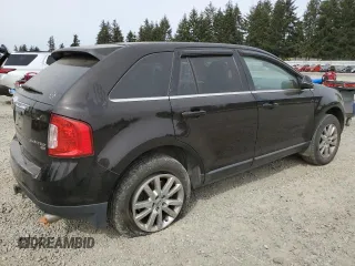 2013 Ford Edge Limited z VIN 2FMDK4KC9DBB76510, wystawiony jako Copart lot #55966425 z przebiegiem 160 117 mil mil oraz Szkody całkowita. Historia ofert i sprzedaży dostępna na DreamBid. Obrazek 3.