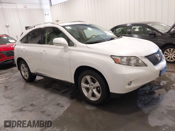 2011 Lexus RX 350 with VIN 2T2BK1BA3BC091445, listed as a IAAI auction lot 42104442 with 147,962 mi miles and . Bid and sale history available at DreamBid. Image 1.