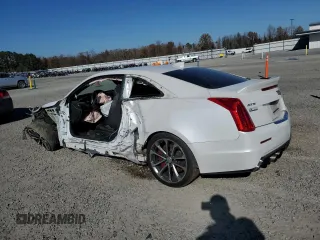 2016 Cadillac ATS-V with VIN 1G6AN1RY9G0100034, listed as a Copart auction lot 82102764 with Not Provided miles and Salvage Title. Bid and sale history available at carsss.com. Image 2.
