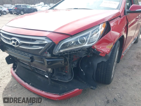 2017 Hyundai Sonata Sport with VIN 5NPE34AF9HH451174, listed as a IAAI auction lot 41732736 with 95,937 mi miles. Bid and sale history available at carsss.com. Image 6.