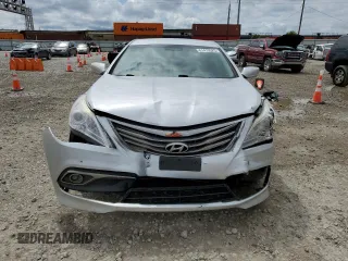2015 Hyundai Azera with VIN KMHFG4JG9FA469367, listed as a Copart auction lot 61413525 with 136,608 mi miles and Salvage title. Bid and sale history available at DreamBid. Image 5.