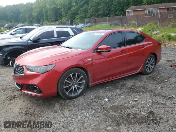 2020 Acura TLX w/A-Spec Pkg with VIN 19UUB1F60LA012131, listed as a Copart auction lot 52073815 with 79,397 mi miles and Salvage title. Bid and sale history available at DreamBid. Image 1.