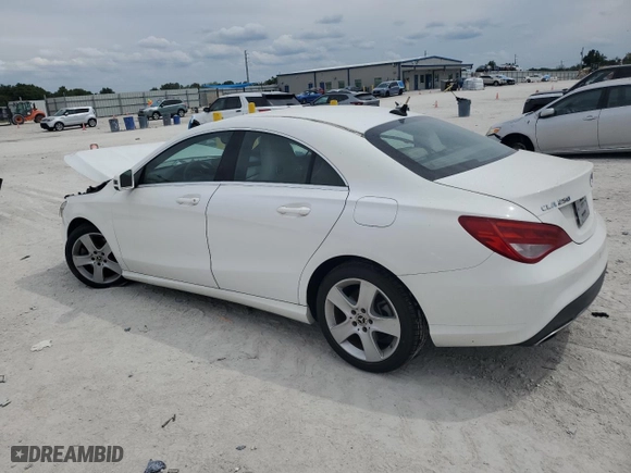 2018 Mercedes-Benz CLA with VIN WDDSJ4EB0JN684310, listed as a Copart auction lot 49989205 with 0 mi miles and Salvage Title. Bid and sale history available at carsss.com. Image 2.