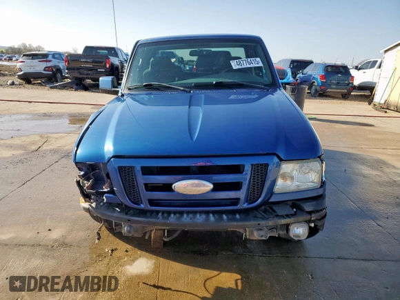 2007 Ford Ranger XL with VIN 1FTYR10U77PA02914, listed as a Copart auction lot 48776415 with 99,951 mi miles and Clean Title. Bid and sale history available at carsss.com. Image 5.