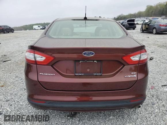 2015 Ford Fusion SE Hybrid with VIN 3FA6P0LU6FR123174, listed as a Copart auction lot 51208295 with 225,024 mi miles and Salvage Title. Bid and sale history available at carsss.com. Image 6.
