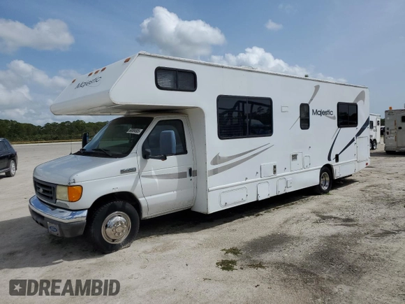 2007 Ford Econoline Cargo z VIN 1FDXE45S67DA60316, wystawiony jako Copart lot #60084905 z przebiegiem 163 833 mil mil oraz Czysty tytuł • Clean title. Historia ofert i sprzedaży dostępna na DreamBid. Obrazek 1.