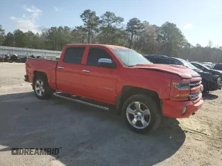 2018 Chevrolet Silverado 1500 LT with VIN 3GCUKREC3JG109343, listed as a Copart auction lot 49127355 with 0 mi miles and Salvage Title. Bid and sale history available at carsss.com. Image 4.