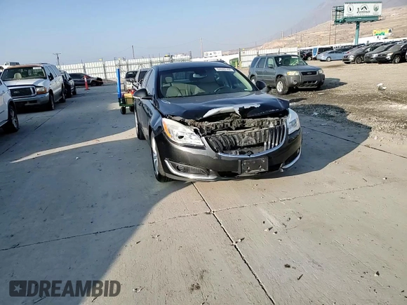 2015 Buick Regal with VIN 2G4GV5EK7F9265810, listed as a Copart auction lot 84099184 with 91,989 mi miles and Salvage title. Bid and sale history available at DreamBid. Image 10.