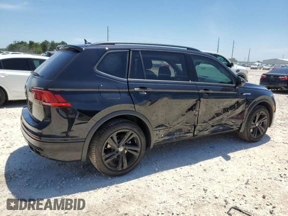 2024 Volkswagen Tiguan SE R-Line Black with VIN 3VVCB7AX0RM224988, listed as a Copart auction lot 56333575 with 1,158 mi miles and Salvage title. Bid and sale history available at DreamBid. Image 3.