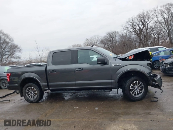 2019 Ford F-150 XL with VIN 1FTEW1E49KFB29702, listed as a IAAI auction lot 41193981 with 57,755 mi miles. Bid and sale history available at carsss.com. Image 14.