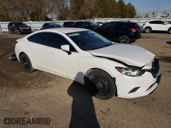2014 Mazda 6 i Sport with VIN JM1GJ1U68E1128097, listed as a Copart auction lot 48607515 with Not Provided miles and Salvage Title. Bid and sale history available at carsss.com. Image 4.