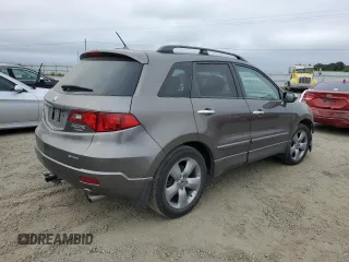 2007 Acura RDX Technology with VIN 5J8TB18507A001104, listed as a Copart auction lot 53755225 with 124,790 mi miles and Salvage Title. Bid and sale history available at carsss.com. Image 3.