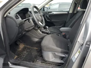 2022 Volkswagen Tiguan S with VIN 3VV0B7AX0NM057030, listed as a Copart auction lot 43189195 with 34,015 mi miles and Salvage Title. Bid and sale history available at carsss.com. Image 7.