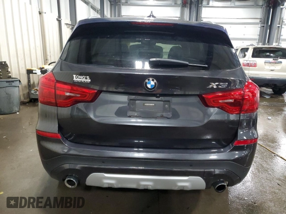 2018 BMW X3 xDrive30i with VIN 5UXTR9C58JLD63887, listed as a Copart auction lot 49168675 with 100,613 mi miles and Salvage Title. Bid and sale history available at carsss.com. Image 6.