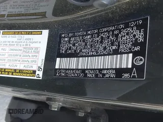 2020 Lexus UX 200 с VIN JTHX3JBH6L2024213, выставлен на аукционе IAAI как лот 41637871 с пробегом 51 921 миль миль и . История ставок и продаж доступна на DreamBid. Изображение 9.