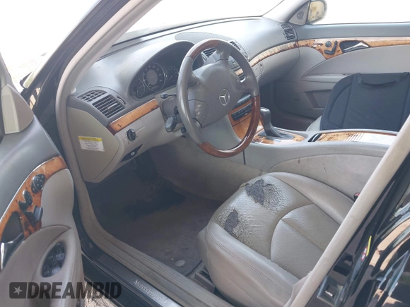 2006 Mercedes-Benz E 350 with VIN WDBUF56J16A939818, listed as a IAAI auction lot 42213057 with 209,324 mi miles and . Bid and sale history available at DreamBid. Image 5.