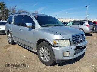 2008 Infiniti QX56 with VIN 5N3AA08D28N900702, listed as a IAAI auction lot 41661465 with 269,354 mi miles. Bid and sale history available at carsss.com. Image 1.