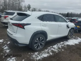 2019 Lexus NX with VIN JTJBARBZ5K2208451, listed as a Copart auction lot 51766015 with 79,805 mi miles and Clean Title. Bid and sale history available at carsss.com. Image 3.