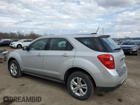 2015 Chevrolet Equinox LS with VIN 2GNALAEK3F6124508, listed as a Copart auction lot 52595755 with 156,826 mi miles and Salvage Title. Bid and sale history available at DreamBid. Image 2.