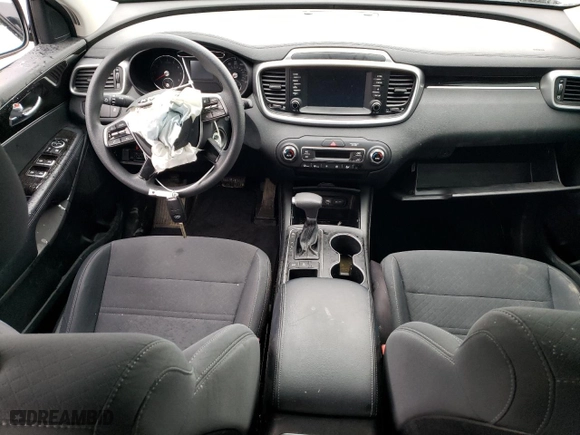 2019 Kia Sorento LX V6 with VIN 5XYPGDA56KG492803, listed as a Copart auction lot 44218295 with 0 mi miles and Salvage Title. Bid and sale history available at carsss.com. Image 8.