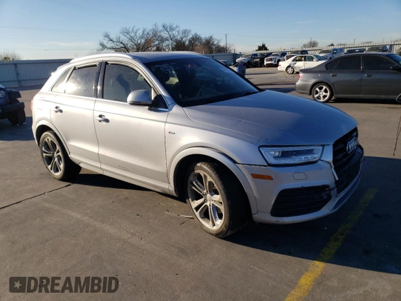 2018 Audi Q3 Premium Plus with VIN WA1JCCFS5JR008740, listed as a Copart auction lot 37125753 with 54,722 mi miles. Bid and sale history available at carsss.com. Image 4.