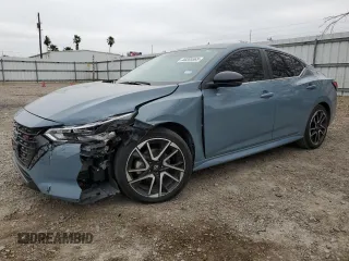 2024 Nissan Sentra SR with VIN 3N1AB8DV6RY275462, listed as a Copart auction lot 45205565 with 13,851 mi miles and Salvage Title. Bid and sale history available at carsss.com. Image 1.
