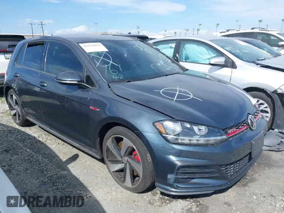 2020 Volkswagen Golf GTI S with VIN 3VW6T7AU1LM009980, listed as a IAAI auction lot 41478094 with 29,850 mi miles. Bid and sale history available at carsss.com. Image 1.