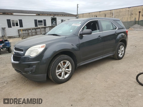 2013 Chevrolet Equinox LS with VIN 2GNALBEK7D6284913, listed as a Copart auction lot 53958535 with 116,254 mi miles and Clean Title. Bid and sale history available at carsss.com. Image 1.