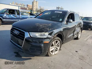 2016 Audi Q3 Premium Plus with VIN WA1BFCFS4GR010984, listed as a Copart auction lot 40075454 with 108,463 mi miles and Salvage Title. Bid and sale history available at carsss.com. Image 1.