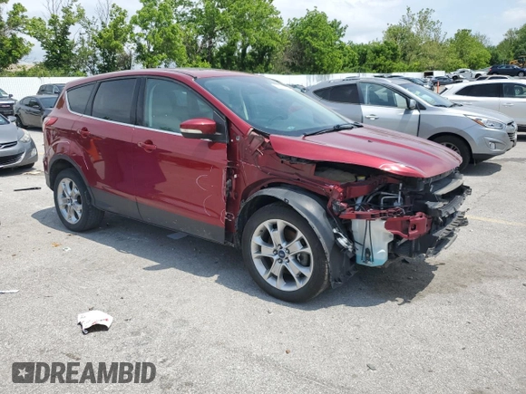 2013 Ford Escape SEL with VIN 1FMCU9H96DUD80433, listed as a Copart auction lot 55514195 with 195,781 mi miles and Salvage title. Bid and sale history available at DreamBid. Image 4.