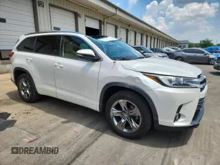 2017 Toyota Highlander Limited with VIN 5TDYZRFH1HS227670, listed as a Copart auction lot 62749185 with 90,602 mi miles and Salvage title. Bid and sale history available at DreamBid. Image 4.
