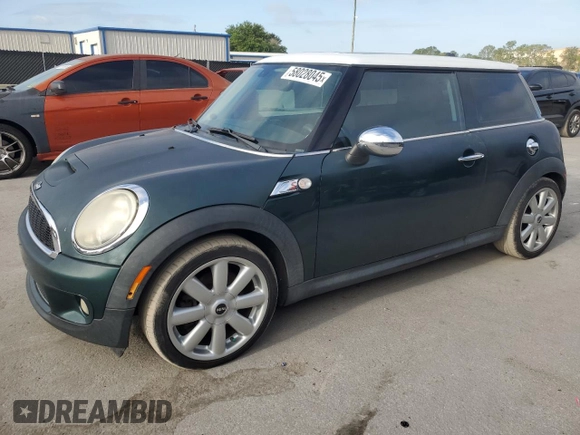 2008 MINI Hardtop S with VIN WMWMF73548TT93539, listed as a Copart auction lot 58028045 with 89,401 mi miles and Clean title. Bid and sale history available at DreamBid. Image 1.