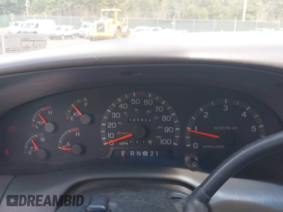 1997 Ford F-150 XL with VIN 1FTDX1869VNA11343, listed as a IAAI auction lot 42660458 with 105,924 mi miles and . Bid and sale history available at DreamBid. Image 7.