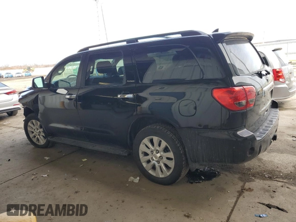2014 Toyota Sequoia Platinum with VIN 5TDDW5G13ES093998, listed as a Copart auction lot 47240195 with 176,320 mi miles and Salvage Title. Bid and sale history available at carsss.com. Image 2.