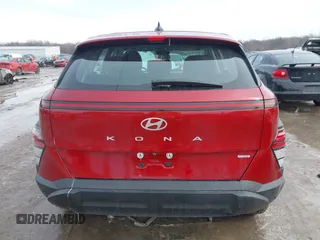 2024 Hyundai Kona SE with VIN KM8HACAB5RU127667, listed as a IAAI auction lot 41575437 with 12,654 mi miles and . Bid and sale history available at DreamBid. Image 16.