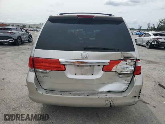 2008 Honda Odyssey LX with VIN 5FNRL38278B080769, listed as a Copart auction lot 59371025 with 219,103 mi miles and Salvage title. Bid and sale history available at DreamBid. Image 6.