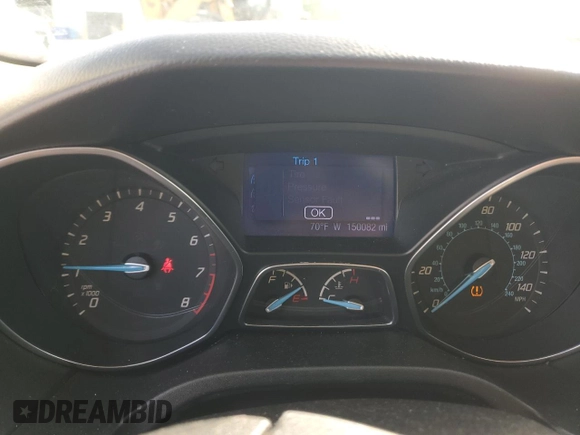 2013 Ford Focus SE with VIN 1FADP3K23DL103890, listed as a Copart auction lot 51804025 with 150,082 mi miles and Salvage Title. Bid and sale history available at carsss.com. Image 9.
