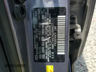 2016 Hyundai Accent SE z VIN KMHCT4AE9GU994877, wystawiony jako Copart lot #58599175 z przebiegiem 115 175 mil mil oraz Czysty tytuł • Clean title. Historia ofert i sprzedaży dostępna na DreamBid. Obrazek 12.